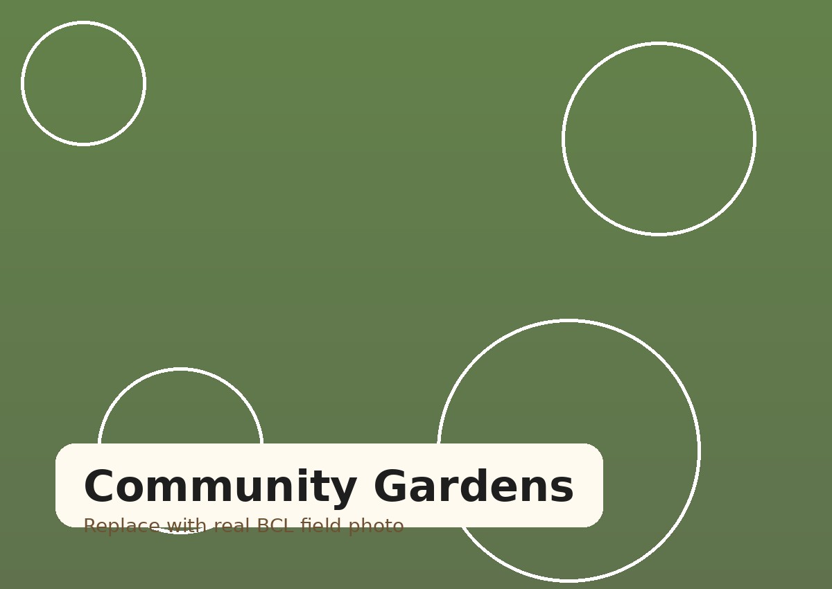 Community gardens